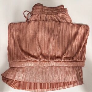 Copper Tube Top and Shorts Set